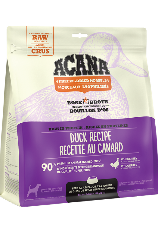 Freeze-Dried Food, Duck Recipe, Morsels